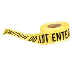 Presco Barricade Tape - Caution Do Not Enter - 2.5 mil